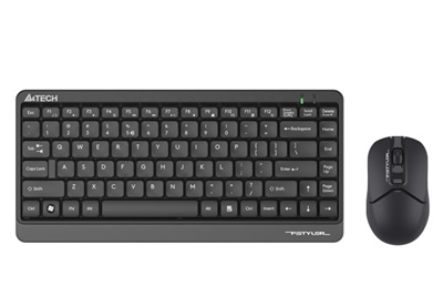 A4tech Fstyler FG1112S Wireless Keyboard and Silent Click Mouse (Black)