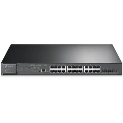 TP-Link TL-SG3428XMP 24-Port Gigabit + 4 × 10G SFP+ L2+ Managed PoE+ Switch
