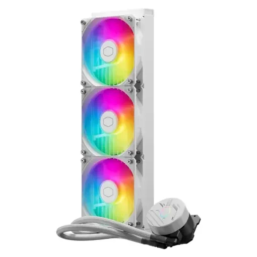 Cooler Master MasterLiquid 360 Core II 360 mm Liquid CPU Cooler White 