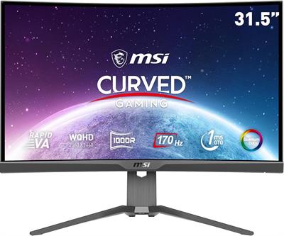 MSI MAG 325CQRF-QD 31.5" WQHD Rapid VA Gaming Monitor