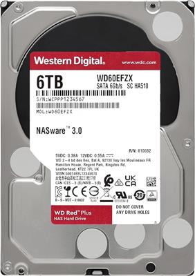 WD Red Plus 6TB 3.5" NAS Hard Drive