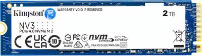 Kingston NV3 2TB Gen 4 NVMe M.2 SSD