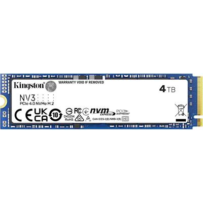 Kingston NV3 4TB PCIe 4.0 Gen 4x4 NVMe M.2 SSD