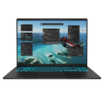 Asus Vivobook Pro V3607VU-RP118 Laptop Intel Core 7 240H, 16GB DDR5, 1TB SSD, NVIDIA RTX 4050 6GB Graphics, 16.0" WUXGA 144Hz, Backlit Keyboard, DOS, Matte Black