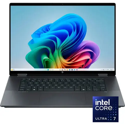 HP Omnibook X Flip 2 in 1 16-AS0023DX 2K Touch Intel Core Ultra 7 256V, 16GB DDR5, 1TB SSD, Intel Arc 140V 8GB Graphics, 16" WUXGA IPS Touch Screen, Windows 11 Home, Eclipse Gray