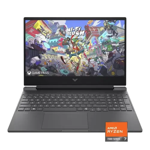 HP Victus 15-FB3093DX Gaming Laptop AMD Ryzen 7-7445HS, 16GB DDR5, 512GB SSD, NVIDIA RTX 4050 6GB Graphics, 15.6" FHD IPS 144Hz, Windows 11 Home, Mica Silver