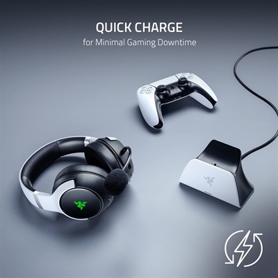 Razer Quick Charging Stand for PlayStation®5 – White – FRML Packaging