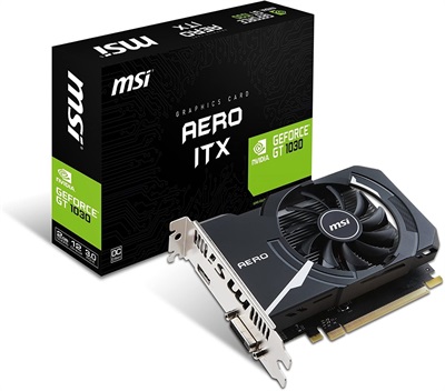 MSI GeForce® GT 1030 AERO ITX 2G OC 2GB GDDR5 64-bit Graphic Card