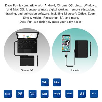 XP-Pen Deco Fun XS Digital Drawing Tablet