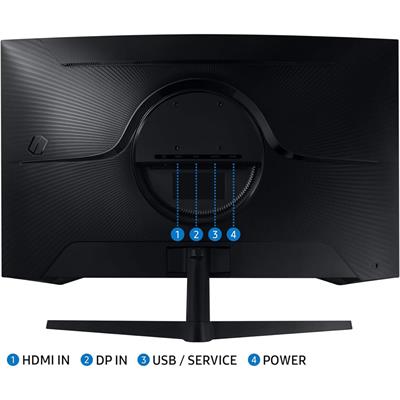 Samsung Odyssey G55C 32" QHD 165Hz Curved Gaming Monitor