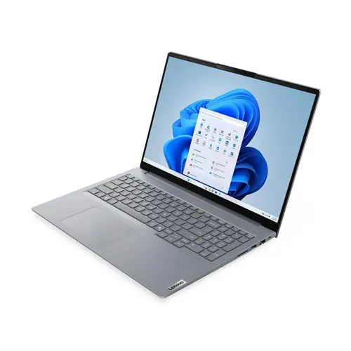Lenovo ThinkBook 16 G8 Intel Core 5-210H, 8GB DDR5, 512GB SSD, Integrated Intel Graphics, 16" WUXGA IPS 60Hz, Backlit Keyboard, DOS, Bag Included, Arctic Grey