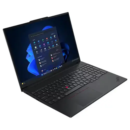Lenovo Thinkpad E16 Gen 3 Intel Core Ultra 5 225U, 8GB DDR5, 512GB SSD, Intel Integrated Graphics, 16" WUXGA IPS, Backlit Keyboard, DOS, Black, Bag Included