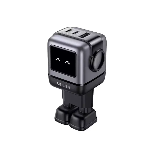 UGREEN UNO RG 3-Port 65W Robot GaN Fast Charger, 25685B 