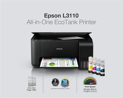 Epson Inkjet ET-L3110 3 in 1 Printer