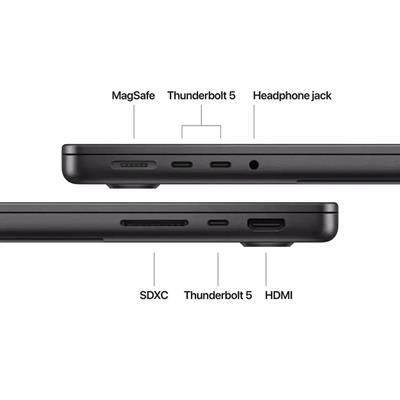 Apple Macbook Pro 14" MW2V3 Apple M4 Chip, 10-core CPU, 10 core GPU, 16GB memory, 1TB SSD, 14-inch Liquid Retina XDR display, mac OS, Space Black