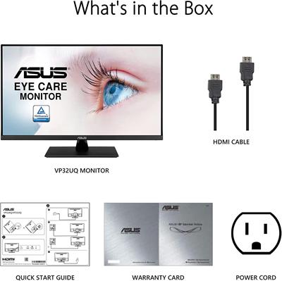 Asus VP32UQ 31.5" 4K UHD Eye Care Monitor