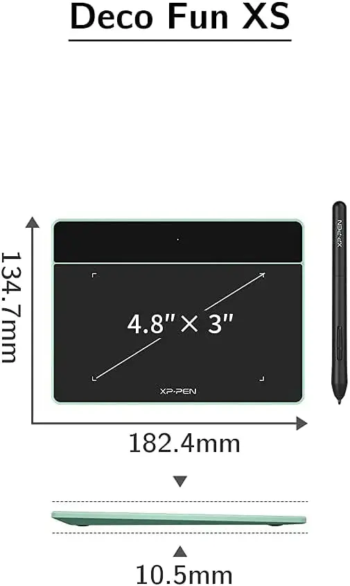 XP‑Pen Deco Fun S 6.3″×4″ Graphic Drawing Tablet