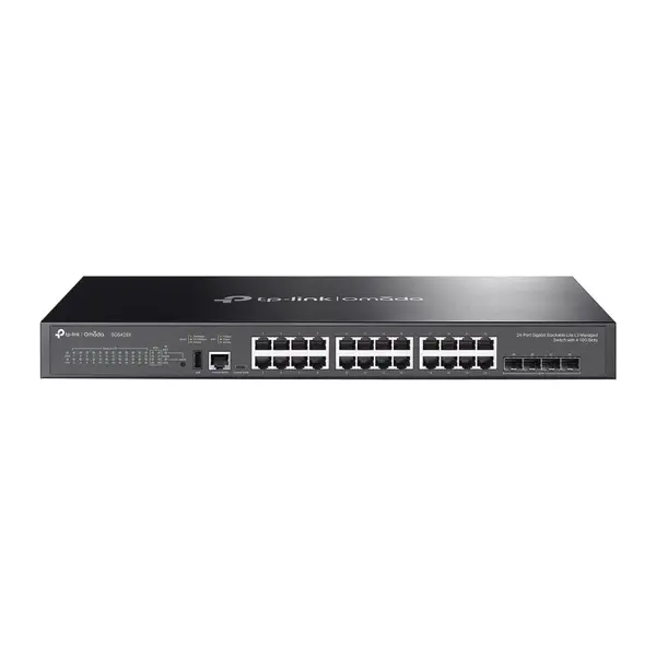 TP-Link TL-SG5428X Omada 24-Port Gigabit Stackable Lite L3 Managed Switch