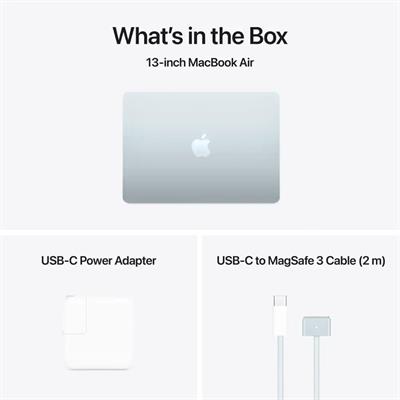 Apple Macbook Air 13" MC6U4 Apple M4 Chip, 10 core CPU, 10 core GPU, 16GB unified memory, 512GB SSD, 13.6-inch Liquid Retina display, mac OS, Sky Blue