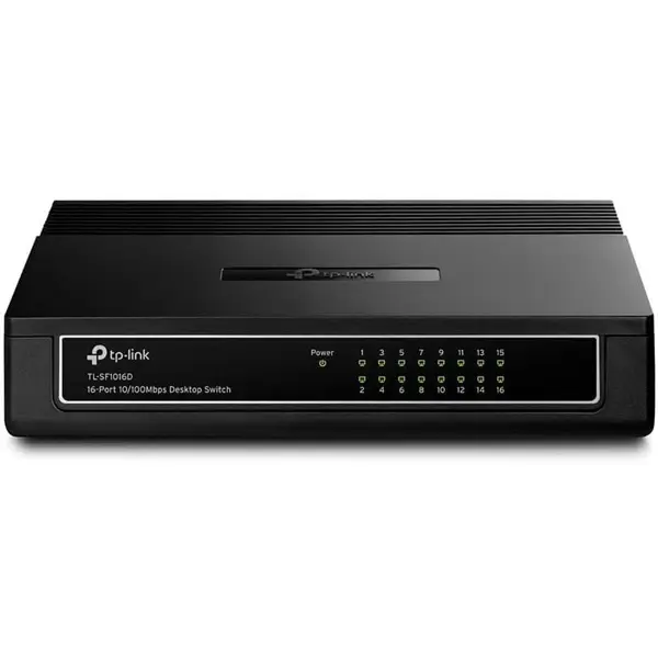 TP-Link TL-SF1016D 16-Port 10/100Mbps Unmanaged Desktop Switch (Ver 7.0)