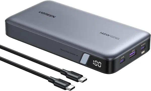 UGREEN Nexode 25000mAh 145W USB-C 3-Port PD Fast Power Bank, 90597 