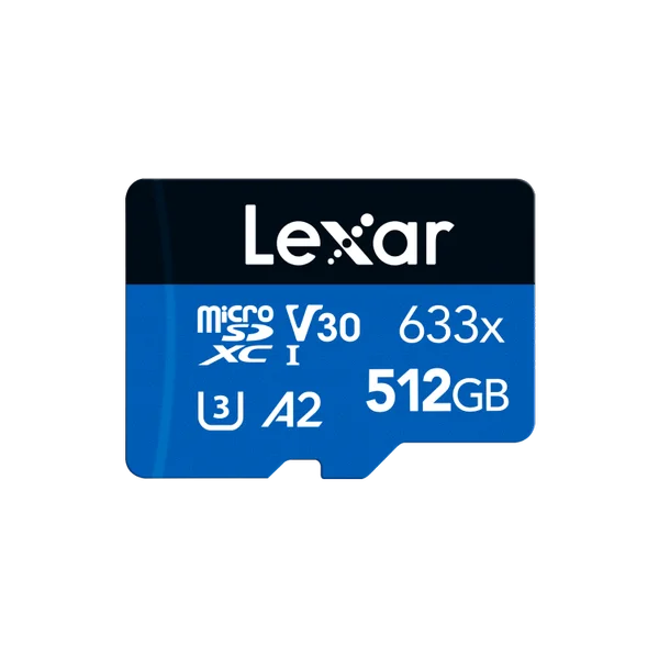 Lexar 512GB 633x microSDXC UHS-I Card Blue Series