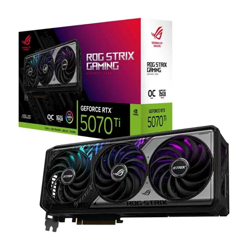 ASUS ROG Strix GeForce RTX 5070 Ti OC Edition 16GB GDDR7 Graphics Card