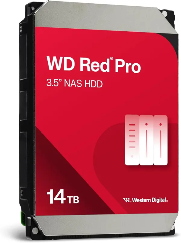 WD Red Pro 14TB 7200RPM SATA III Internal NAS Hard Drive