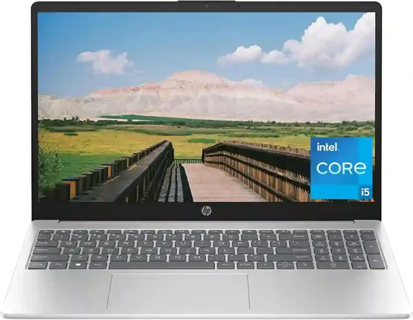 HP 15-FD0647TU Laptop 13th Gen Core i5-1334U, 8GB DDR4, 512GB SSD, Intel Iris Xe Graphics, 15.6" FHD, Windows 11 Home, Silver