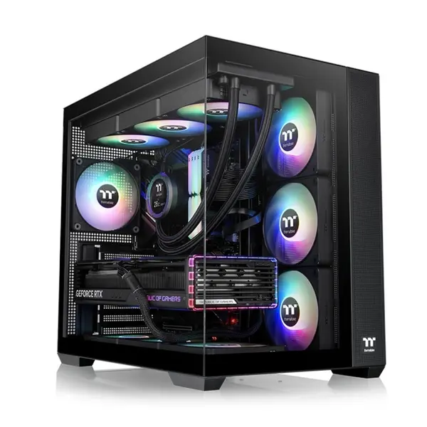 Thermaltake View 380 TG ARGB Mid Tower Chassis Black