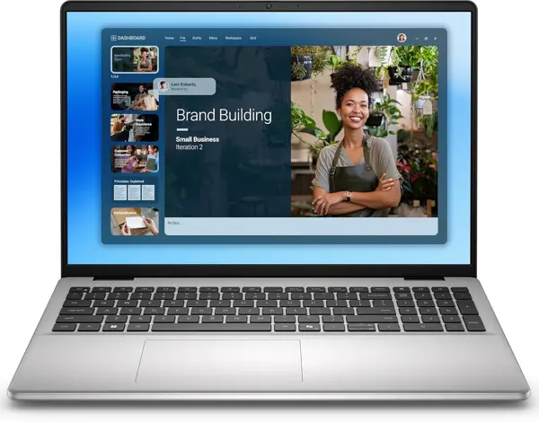 Dell 16 Laptop DC16251 Laptop Intel Core 5 120U, 8GB DDR5, 512GB SSD, Intel Graphics, 16" FHD+ Touch Screen, Windows 11 Home, Silver