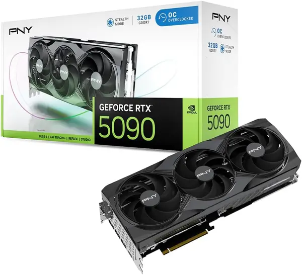 PNY GeForce RTX 5090 32GB OC Graphics Card