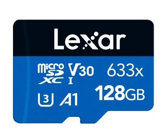 Lexar 128GB 633x microSDXC UHS-I Card BLUE Series