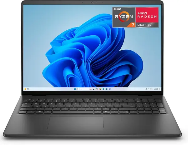 Dell 16 DC16255 Laptop AMD Ryzen 7 250, 16GB DDR5, 512GB SSD, AMD Radeon Graphics, 16" FHD+ Touch Screen, Windows 11 
