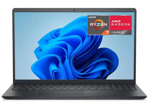 Dell 15 DC15255 Laptop AMD Ryzen 7 7730U, 16GB DDR4, 1TB SSD, AMD Radeon Graphics, 15.6" FHD WVA, Windows 11 Home 