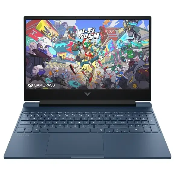 HP Victus 15-FA2114NIA Gaming Laptop Intel Core 7 240H, 16GB DDR5, 1TB SSD, NVIDIA RTX 5060 8GB Graphics, 15.6" FHD IPS 144Hz, DOS, Performance Blue