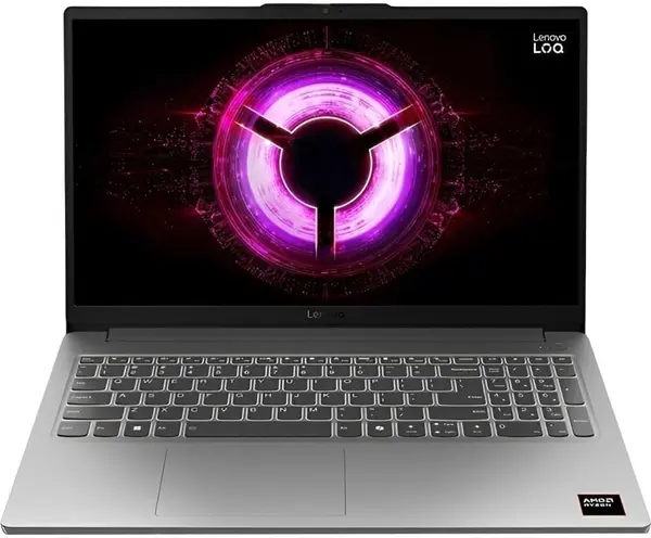 Lenovo LOQ 15ARP10E Gaming Laptop AMD Ryzen 5 7535HS, 16GB DDR5, 512GB SSD, NVIDIA RTX 3050 6GB Graphics, 15.6" FHD IPS 144Hz, Windows 11 Home, Luna Grey
