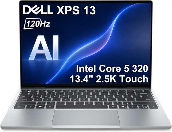Dell XPS 13 DX13620 Laptop Intel Core 5 320, 8GB DDR5, 512GB SSD, Intel Integrated Graphics, 13.4" 2.5K 120Hz Touch Screen, Windows 11 Home, Sky Color 