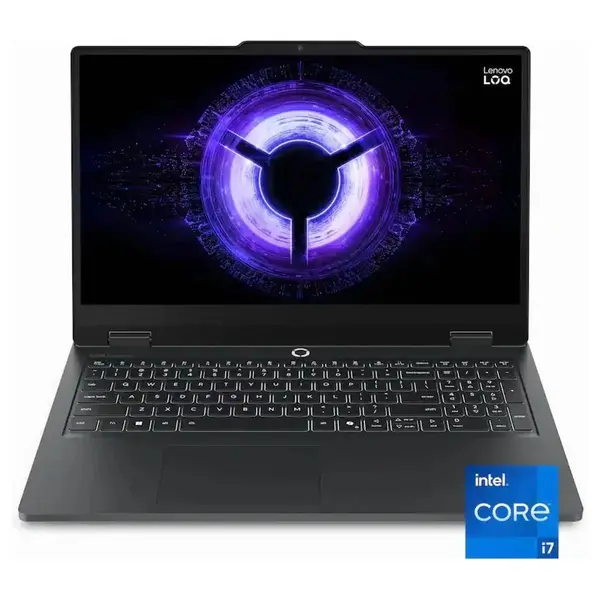 Lenovo LOQ Essential 15IRX11 Gaming Laptop 13th Gen Core i7-13650HX, 16GB DDR5, 512GB SSD, NVIDIA RTX 5060 8GB Graphics, 15.6" FHD IPS 144Hz, Windows 11 Home, Eclipse Black