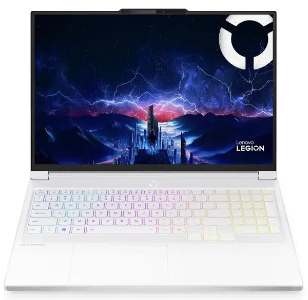 Lenovo Legion 7 16IAX10 Gaming Laptop Intel Core Ultra 7 255HX, 32GB DDR5, 2TB SSD, NVIDIA RTX 5060 8GB Graphics, 16" WQXGA OLED, DOS, Glacier White 