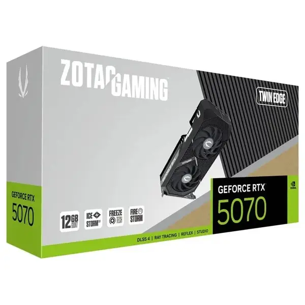 ZOTAC GAMING GeForce RTX 5070 Twin Edge 12GB GDDR7 Graphic Card 