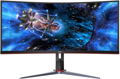 AOC CU34G2X 34" Curved LED 144Hz Gaming Monitor