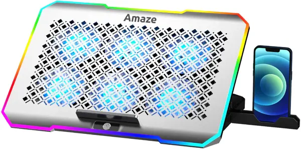 Amaze A500 RGB 6-Fan Laptop Cooling Stand