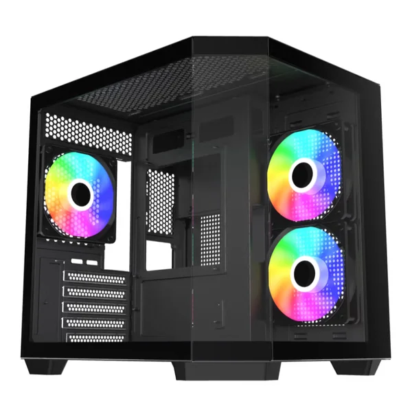Astro AGC-X40M Dual-Chamber Micro-ATX Gaming Case