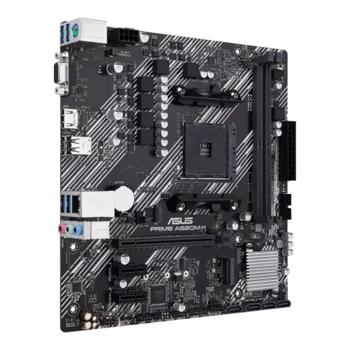ASUS PRIME A520M-K/CSM, AM4, DDR4, Micro-ATX Motherboard