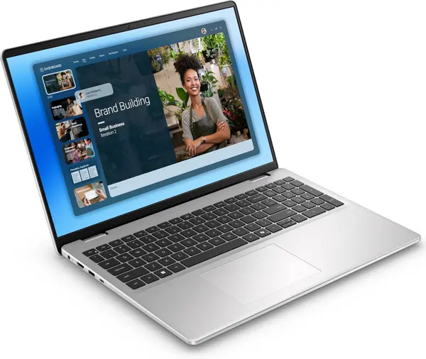 Dell 16 Laptop DC16251 Laptop Intel Core 5 120U, 8GB DDR5, 512GB SSD, Intel Graphics, 16" FHD+ Touch Screen, Windows 11 Home, Silver