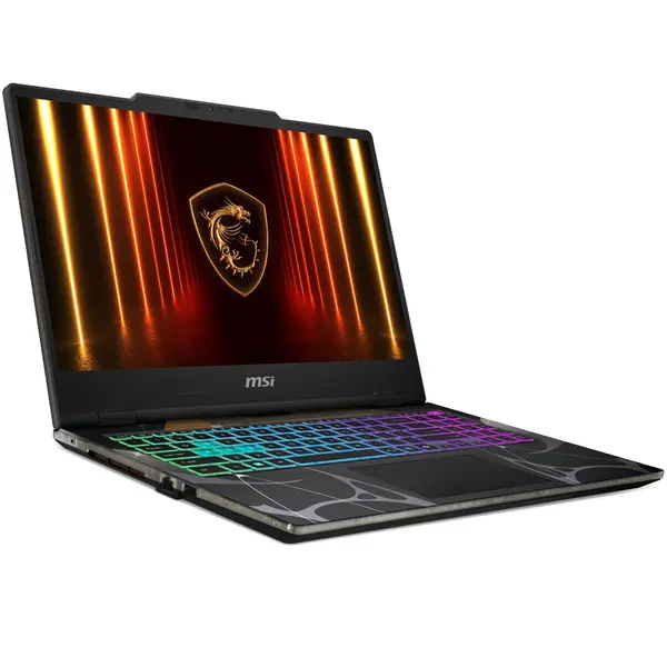 MSI Cyborg 15 B2RWFKG-295US Gaming Laptop Intel Core 5 210H, 16GB DDR5, 512GB SSD, NVIDIA RTX 5060 8GB Graphics, 15.6"FHD IPS 144Hz, Windows 11 Home, Translucent Black