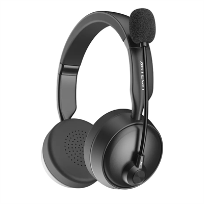 A4tech Fstyler BH230 Wireless Headset - Bluetooth 5.3 - Noise-Cancelling Mic. - Playtime 55H - USB C Charging
