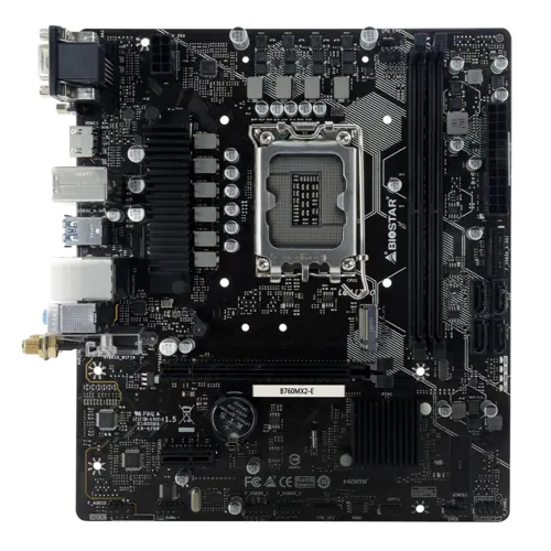 Biostar B760MX2-E DDR4 Intel 12/13th Gen microATX Motherboard