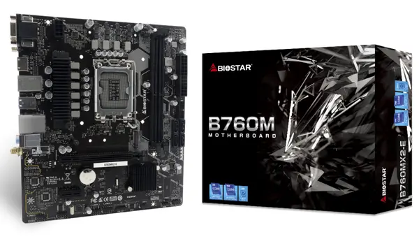 Biostar B760MX2-E DDR5 Intel 12/13th Gen microATX Motherboard